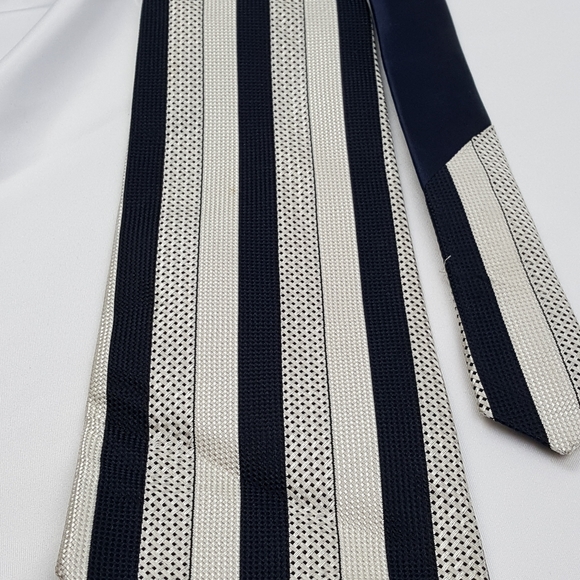 D. Fine LV Mirage S.f. retro vintage silk tie - Picture 6 of 8